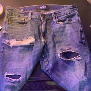 Hollister Stacked Skinny Ripped Jeans(Advanced Stretch)